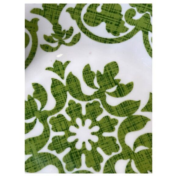 Four Pier 1 Imports Melamine 7.5” Royal Regal Trellis Cereal Bowls - Picture 8 of 13